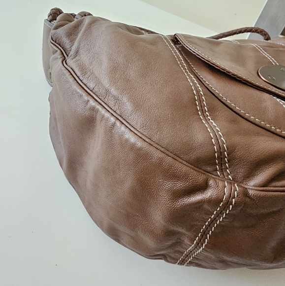 MULBERRY ARALINE Hobo Shoulder Handbag Big TASSELS - Picture 8 of 16